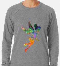 Tinkerbell im Aquarell Leichtes Sweatshirt