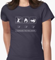 I survived the fire swamp Women's Fitted T-Shirt