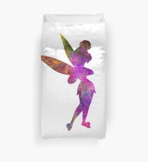Tinkerbell in watercolor Duvet Cover