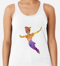 Peter Pan in Aquarell Tank Top für Frauen
