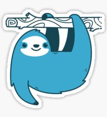 Sloth on a Branch Sticker
