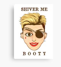 Miley Pirate- Shiver me Booty! Canvas Print
