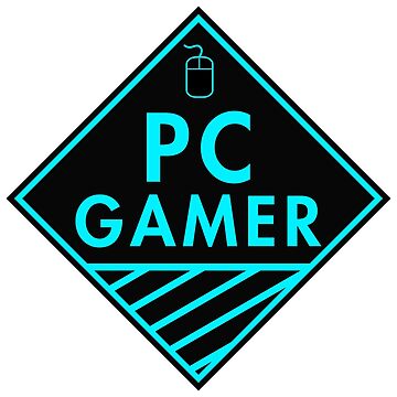 Pc Gaming (Blue) Sticker for Sale by xtrolix
