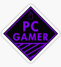 Pc Gaming (purple) Sticker