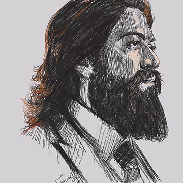 I made a drawing of Yash from the movie KGF Chapter 2 : r/karnataka