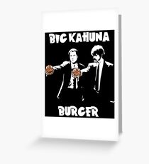 Pulp Fiction - The Kahuna Burger Greeting Card