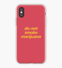 Vinilo o funda para iPhone no fumes marihuana
