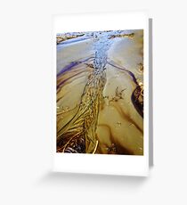 Sand Patterns Greeting Card