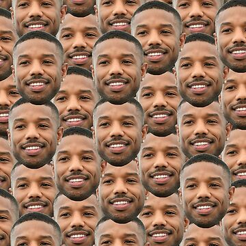 Michael B Jordan heads Leggings for Sale by Fiona Shorts