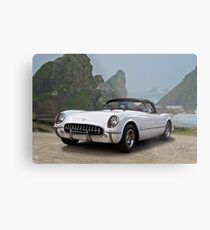 1953 Chevrolet Classic Corvette Roadster Metal Print