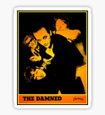 The Damned - Machine Gun Etiquette Flyer Sticker