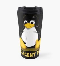 Linux Penguin Intelligent Design Travel Mug