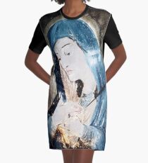 Mother Mary Comes to Me Graphic T-Shirt Dress
