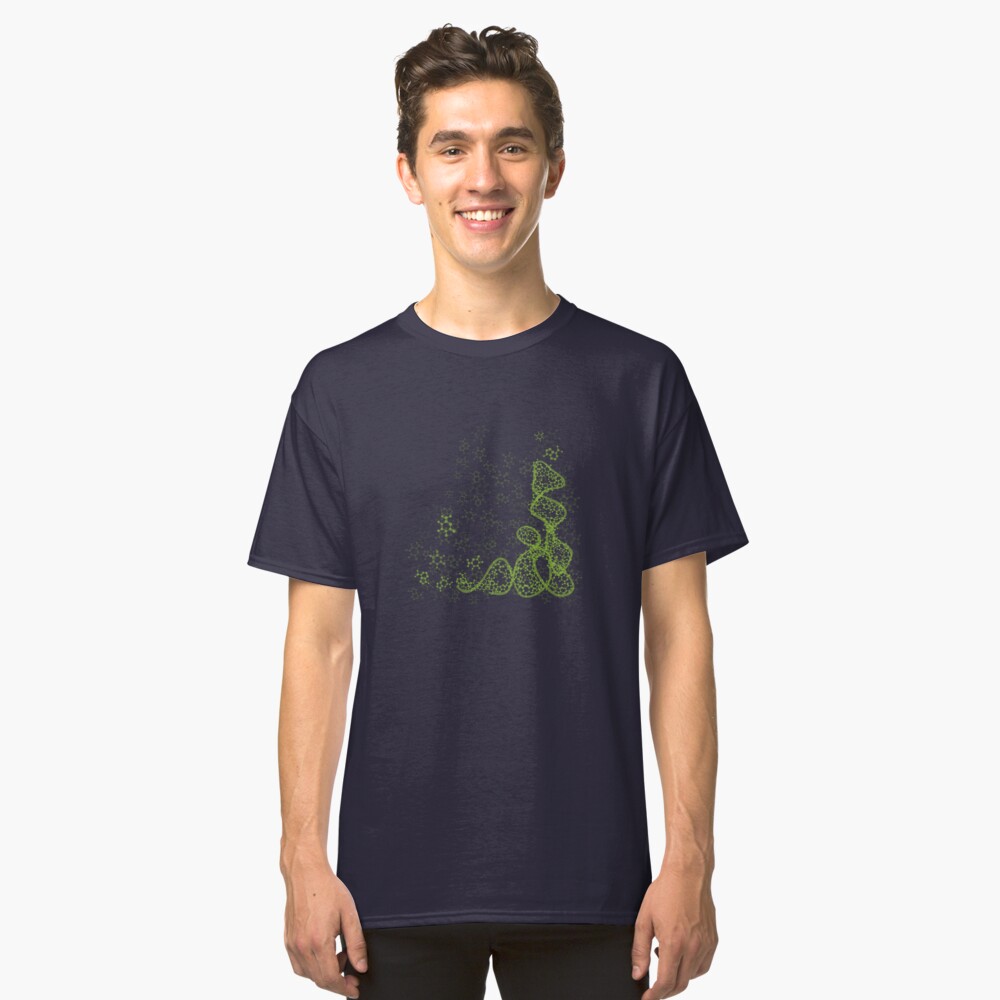 tRNA (transfer RNA) structure - bright green Classic T-Shirt