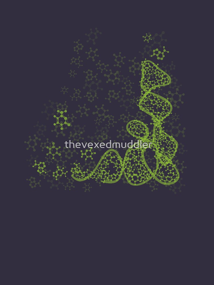 tRNA (transfer RNA) structure - bright green by thevexedmuddler