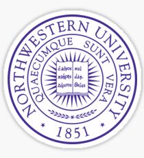 northwestern university Sticker