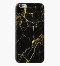 Schwarz und Gold Marmor iPhone Case iPhone-Hülle & Cover