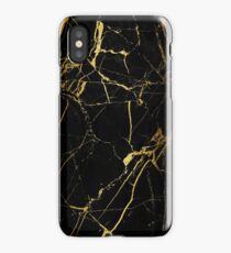 Black and Gold Marble iPhone Case iPhone Case