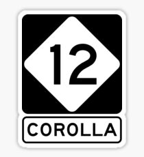 NC 12 - Corolla the beautiful Outer Banks Sticker