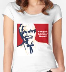 Camiseta entallada de cuello redondo Blood Suckin '¡Bien!