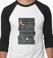 Ich wünschte, ich wäre Camping ... Baseballshirt mit 3/4-Arm
