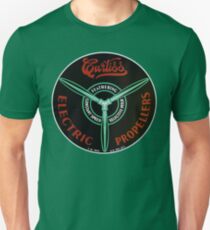 Curtiss Propeller Logo Repro Unisex T-Shirt