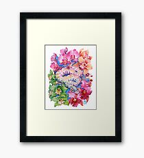 "Year of the Snake" - Chinese Zodiac Watercolour Framed Print