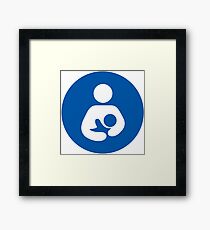Breastfeeding Welcome Here Framed Print