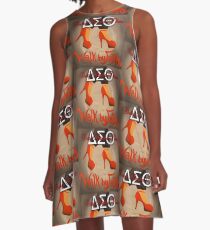 WALK BY FAITH - DELTA SIGMA THETA A-Line Dress