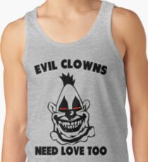 Humor - Evil Clowns Need Love Too Men's Tank Top