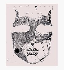 Face ink Sketch Photographic Print