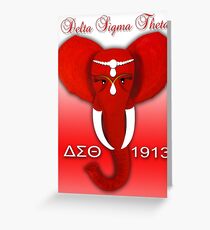 Delta Sigma Theta Greeting Card