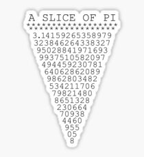 A Slice of Pi Sticker