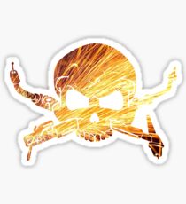 Welding sparks skull Sticker