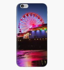 Santa Monica ferris wheel iPhone Case