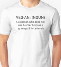 Vegan Humor 'Graveyard' Unisex T-Shirt