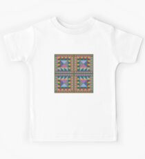Triangle Pattern Autumn Color - Living Hell Kids Tee