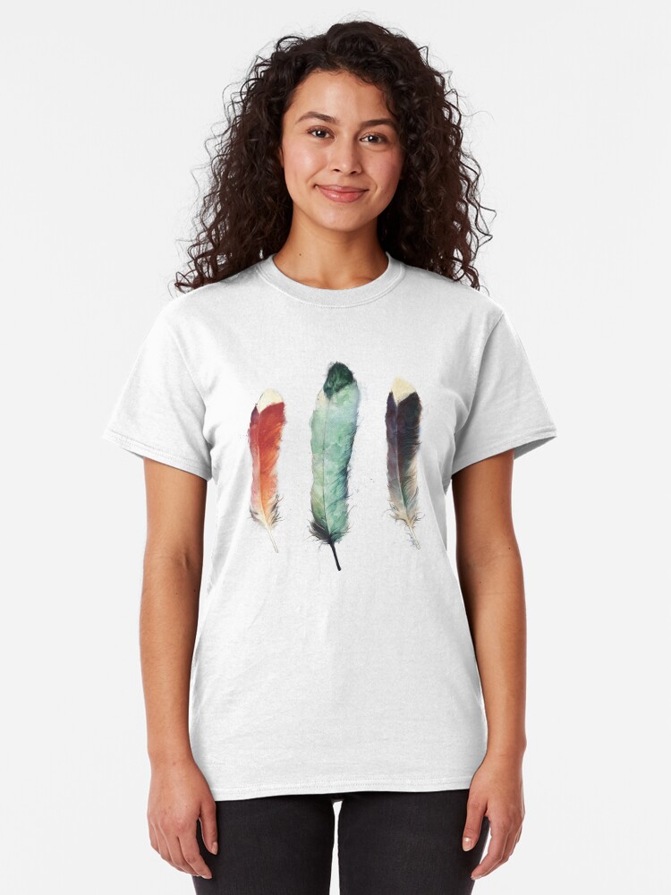 Alternate view of Feathers Classic T-Shirt