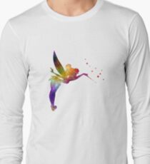 Tinkerbell in watercolor Long Sleeve T-Shirt