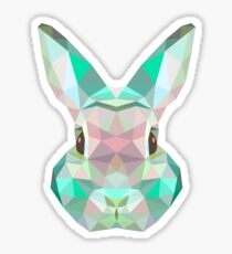 crystal rabbit Sticker