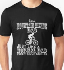 Father - I'm A Mountain Biking Dad T-shirts Unisex T-Shirt