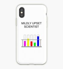 midly upset scientist iPhone Case