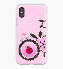 Miraculous Ladybug / Marinette Dupain-Cheng - Pink polka dot flower design iPhone Case