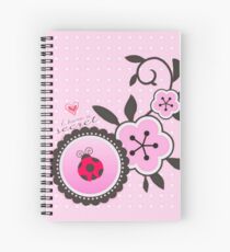 Miraculous Ladybug / Marinette Dupain-Cheng - Pink polka dot flower design Spiral Notebook