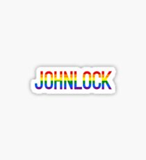 johnlock is gay Sticker