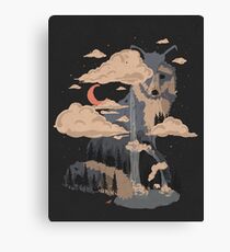 At the Foot of Fox Mountain... Canvas Print