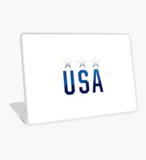 USA 3 gold star design Laptop Skin