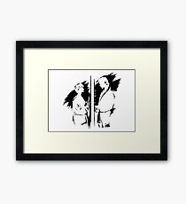 a-ha Ink Framed Print