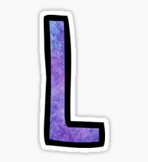 Letter L Sticker