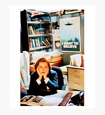 DANA SCULLY x files Photographic Print